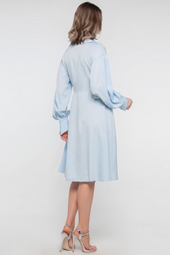 Женственное платье светло-голубого цвета Limonti(фото4)