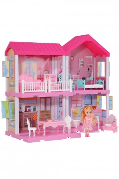 Дом для куклы 4 комнаты с мебелью Familiy(фото3)