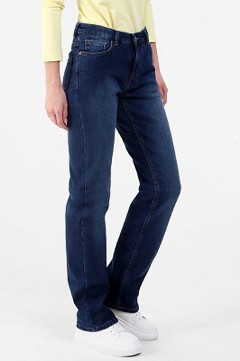 Утеплённые комфортные джинсы 208202 на размер 50 F5(фото4)