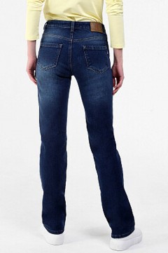 Утеплённые комфортные джинсы 208202 на размер 50 F5(фото3)