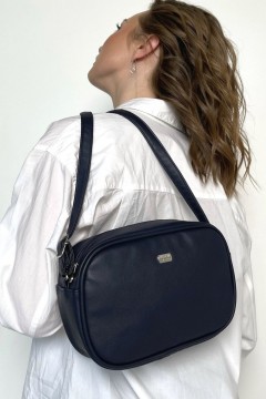 Стильная женская сумка Aura чернильно-синяя Chica rica