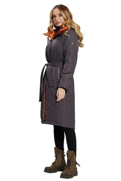 Элегантное женское пальто 2112 58 размера D'imma(фото3)