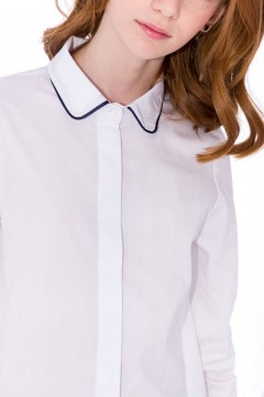 Прекрасная блузка для девочки 5035SC22 Vulpes белый Familiy(фото4)