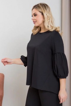 Оригинальная комбинированная блуза Novita(фото4)