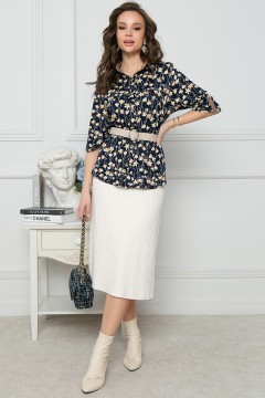 Красивая блуза с цветочным принтом  Bellovera(фото2)