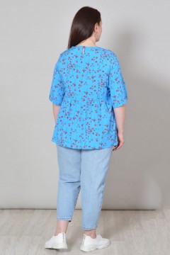 Голубая женская блузка Avigal(фото3)
