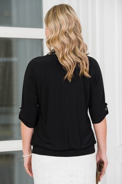 Женская блузка в чёрном цвете Lavira(фото3)