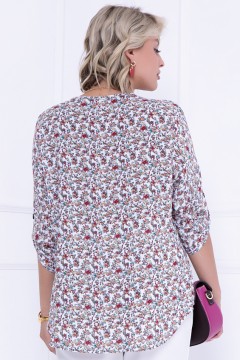 Элегантная блузка с цветочным принтом Bellovera(фото4)