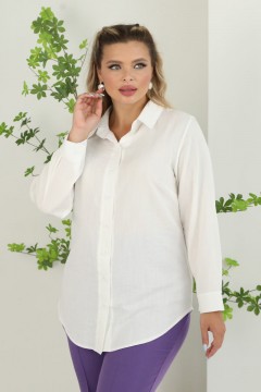Белая рубашка с длинными рукавами Wisell(фото2)