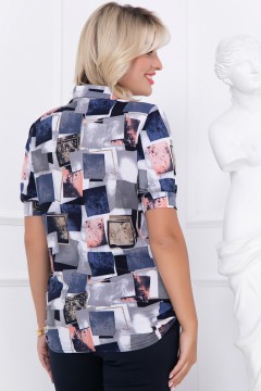 Стильная блуза с принтом Bellovera(фото4)