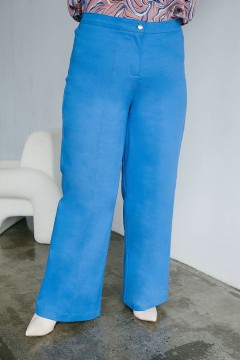 Голубые джинсы с застрочными стрелками Jetty-plus(фото3)