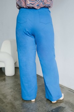Голубые джинсы с застрочными стрелками Jetty-plus(фото4)
