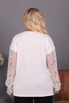Красивая белая блуза Wisell(фото4)