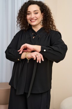 Чёрная женская блузка Intikoma