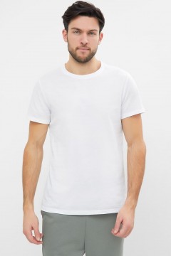 Белая мужская футболка 22/3345Б-0 Mark Formelle men