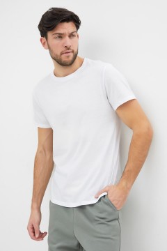 Белая мужская футболка 22/3345Б-0 Mark Formelle men(фото2)
