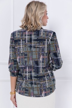 Стильная блузка с принтом Bellovera(фото4)