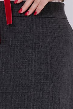Классическая юбка серого цвета Bellovera(фото3)