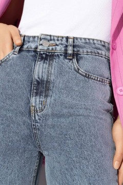 Стильные джинсы палаццо с разрезами на пуговицах Charutti(фото3)