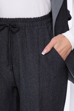 Серый костюм с жилетом и брюками Lady Taiga(фото4)