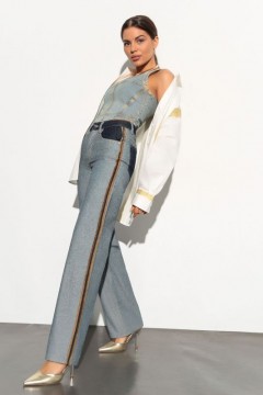 Модные джинсы прямого силуэта Charutti(фото2)