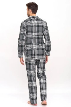 Мужская фланелевая пижама 8765 Lika Dress man(фото4)