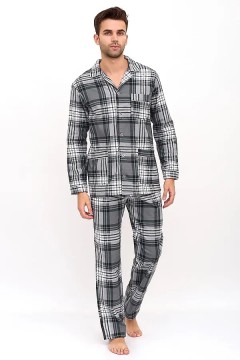 Мужская фланелевая пижама 8765 Lika Dress man