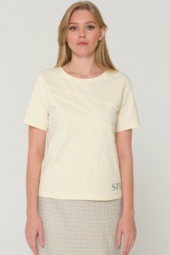 Женская футболка с наклонными подрезами Priz