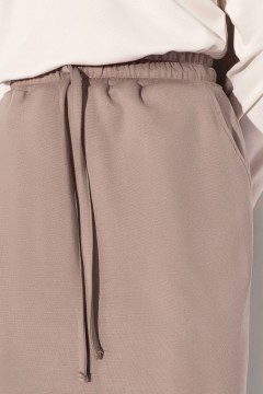 Коричневая юбка с карманами Charutti(фото4)