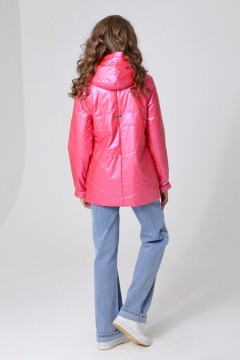 Розовая женская куртка 24116 Dizzyway(фото3)
