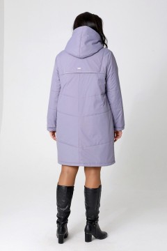 Женское пальто на молнии 24108 Dizzyway(фото3)
