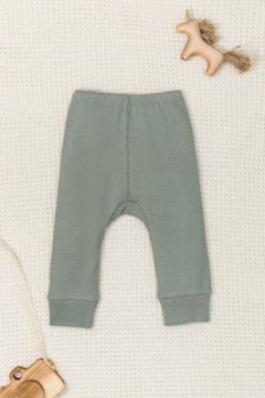 Милые брюки в зелёном цвете для мальчика К 400631/зеленый чай брюки Crockid(фото3)