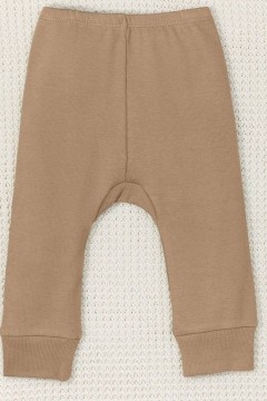 Милые тёмно-бежевые брюки для мальчика К 400631/темно-бежевый брюки Crockid