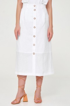 Белая длинная юбка Priz(фото2)