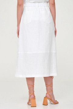 Белая длинная юбка Priz(фото4)