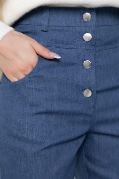 Прямые синие джинсы с завышенной талией Lady Taiga(фото3)