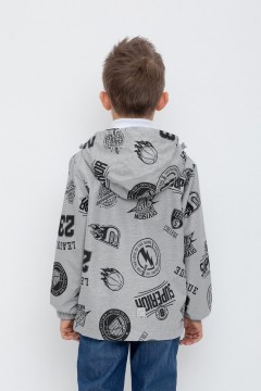 Стильная куртка для мальчика ВК 30141/н/1 ГР куртка Crockid(фото3)