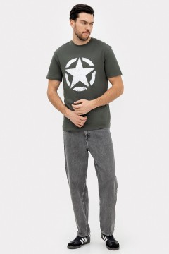 Модная мужская футболка с принтом 24-3923П-0 Mark Formelle men(фото2)