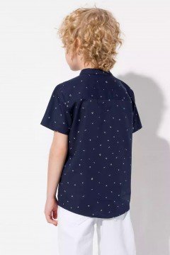 Стильная рубашка для мальчика с коротким рукавом 332AW23 Vulpes Familiy(фото2)