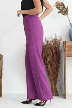 Классические фиолетовые брюки Wisell(фото4)