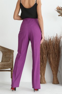 Классические фиолетовые брюки Wisell(фото5)