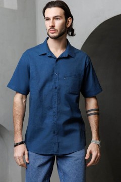 Классическая мужская рубашка с коротким рукавом 141004 F5 men