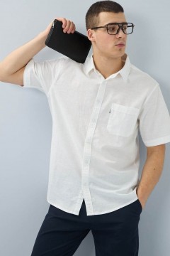 Стильная мужская рубашка с накладным карманом 141003 F5 men