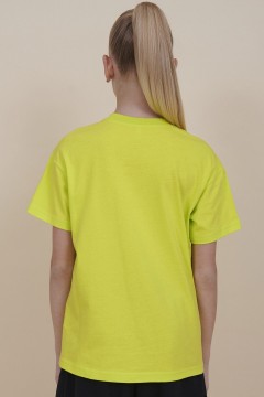 Красивая футболка в жёлтом цвете с принтом для девочки GFT3353/4U Pelican(фото3)