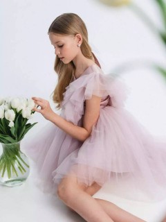 Очаровательное платье в сиреневом цвете для девочки 5068SS24 Vulpes Familiy