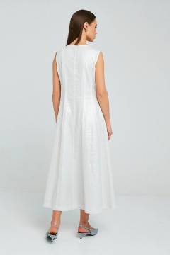 Белое длинное платье Priz(фото5)