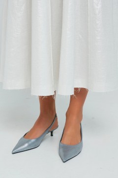 Белое длинное платье Priz(фото4)