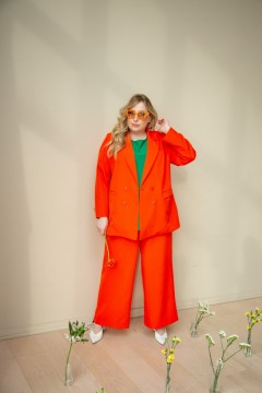 Оранжевый жакет с карманами Jetty-plus(фото2)