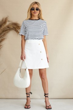 Короткая белая юбка Lona(фото2)