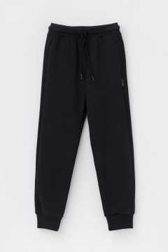 Стильные чёрные брюки для мальчика КР 400464/черный к446 брюки Crockid(фото4)